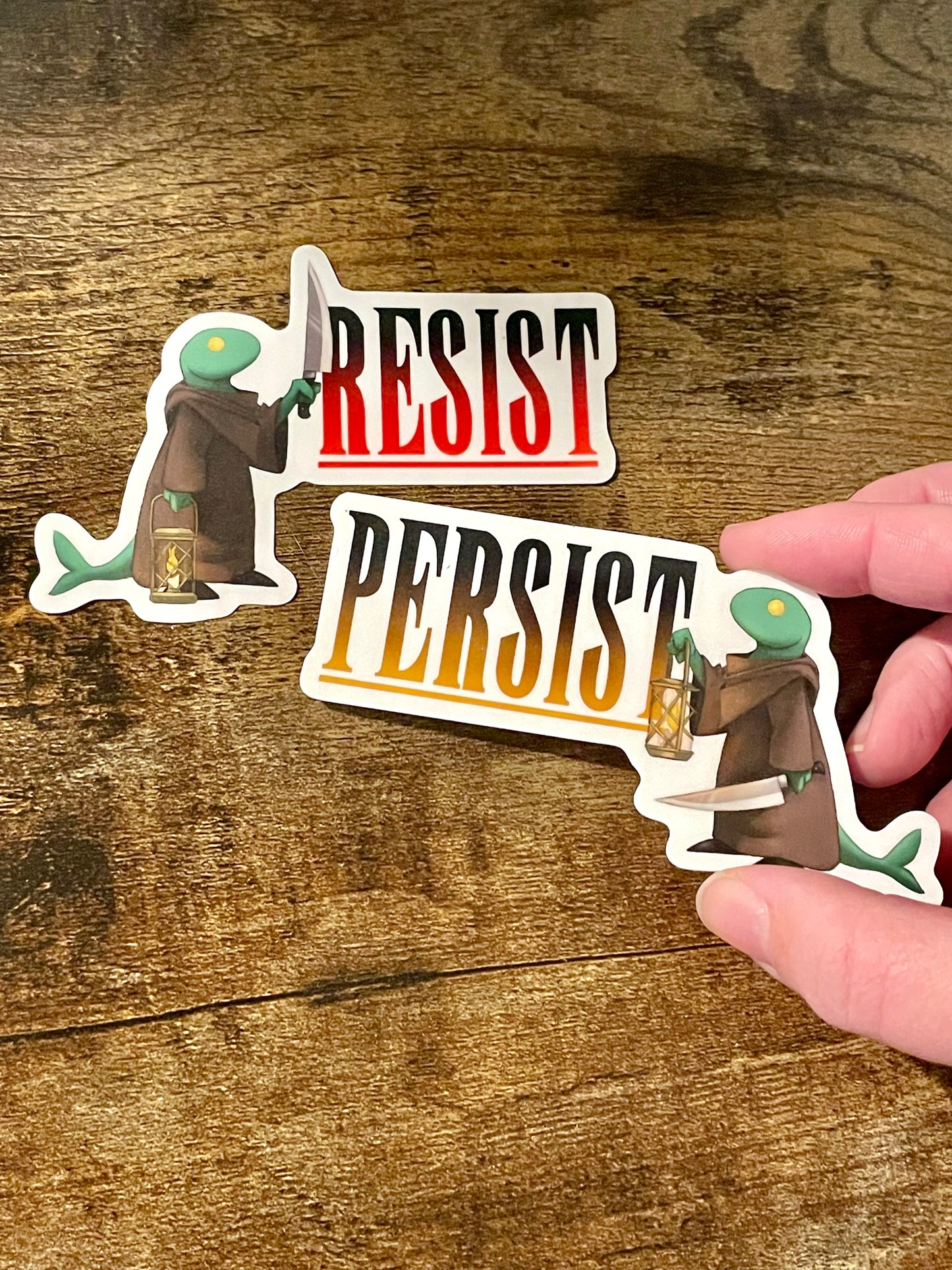 Persist & Resist Tonberry Stickers