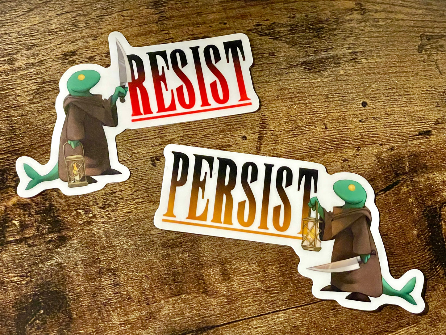 Persist & Resist Tonberry Stickers